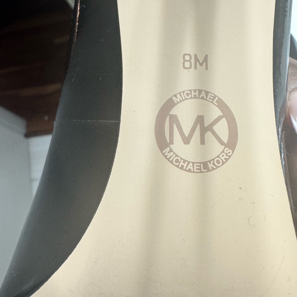 Michael Kors Glossy Black Heels - Picture 2 of 4